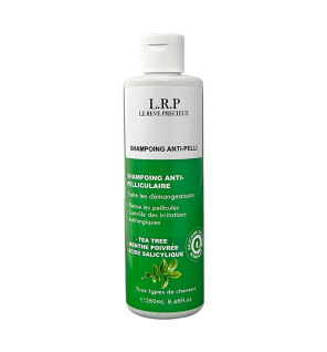LRP - SHAMPOING ANTI PELLICULAIRE AU MENTHE POIVREE ,THE , ACIDE SA...